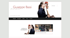 Desktop Screenshot of giuseppebassi.com